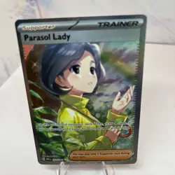 Pokemon TCG Trainer Parasol Lady Supporter Card Holo Rare - Image 2