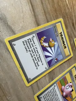 1999 Pokemon TCG Unlimited Base Set Rare Trainer Bundle Cards, 5 Unique Cards - Image 2