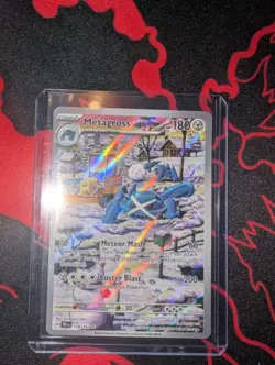 Pokemon TCG Metagross 178/162 Sv05: Temporal Forces Rare Holo Illustration - Image 1