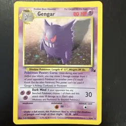 GENGAR POKEMON 5/62 2000 FOSSIL ENGLISH - Image 1