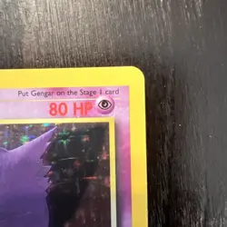 GENGAR POKEMON 5/62 2000 FOSSIL ENGLISH - Image 3