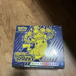 Pokemon TCG Surging Sparks Elite Trainer Box ETB open box unsealed - Image 1