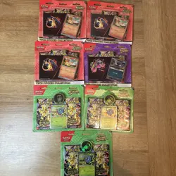 Pokemon ME Ascended Heroes bundle Tech sticker & 2 pack blisters x7 - Image 1