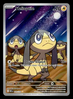Helioptile 143/132 Illustration Rare Mega Evolution Pokemon - Image 1