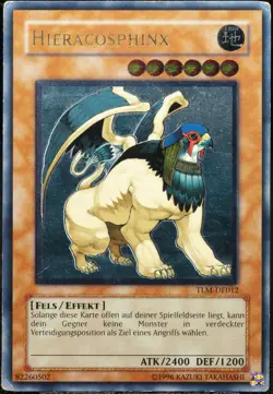 Yu-Gi-Oh! Hieracosphinx TLM-DE012 Ultimate Rare [P] UMR | DE 2005 - Image 1