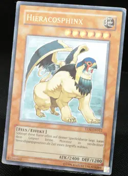 Yu-Gi-Oh! Hieracosphinx TLM-DE012 Ultimate Rare [P] UMR | DE 2005 - Image 3