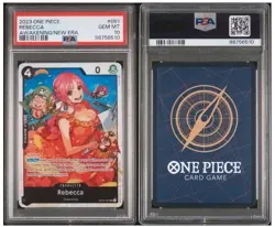 2023 ONE PIECE OP05-AWAKENING OF THE NEW ERA #091 REBECCA PSA 10 - Image 2