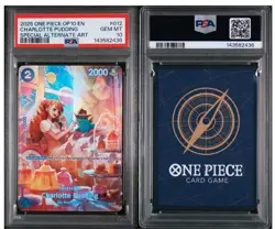 2025 ONE PIECE ROYAL BLOOD ST12-012 CHARLOTTE PUDDING SPECIAL ALT ART PSA 10 - Image 2
