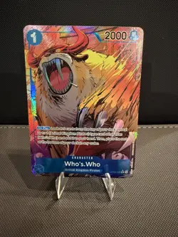 Who's Who OP04-051 Alt Art One Piece TCG Kingdom Of Intrigue - Image 1