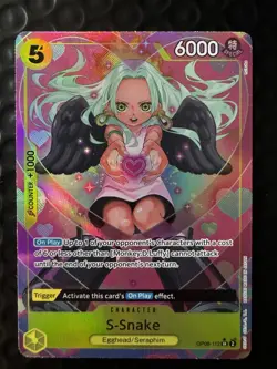 One Piece TCG S-Snake Alternate Art OP08-112 Two Legends SR Foil - Image 1