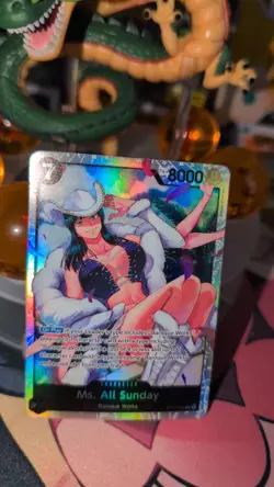 One Piece TCG - The Azure Sea’s Seven - Ms. All Sunday OP14-084 SR - NM Foil - Image 1