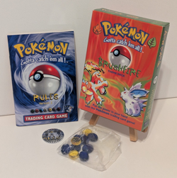 1999 Pokemon Base Set Brushfire Theme Deck Box Open No Cards - Image 1