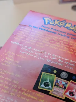 1999 Pokemon Base Set Brushfire Theme Deck Box Open No Cards - Image 3