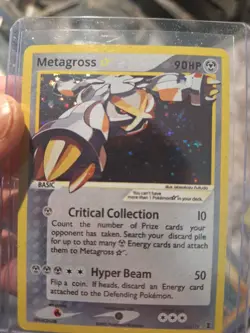 Metagross GOLD STAR CUSTOM Fan Art, DIY Custom Card, For Display Only - Image 1