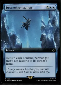 Desynchronization - 159 Extended Foil MTG ACR - Image 1