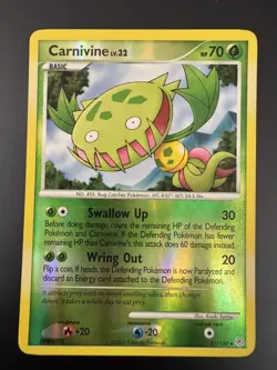 Pokemon TCG Carnivine 21/130 Rare Reverse Holo Diamond & Pearl - Image 1