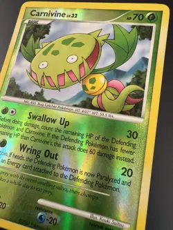 Pokemon TCG Carnivine 21/130 Rare Reverse Holo Diamond & Pearl - Image 2