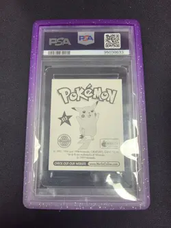 1999 Merlin Pokemon Gengar S15 Prism Sticker PSA 10 - Image 2