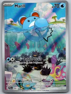 Pokemon TCG Marill Illustration Rare IR 204/193 Paldea Evolved M/NM - Image 1