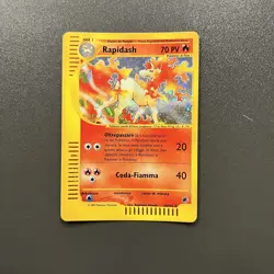 Pokemon Card Rapidash Holo 26/165 Expedition ITA italiano Near Mint NM vintage - Image 1