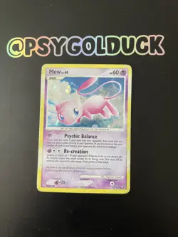 Mew lv.40 15/132 Holo SECRET WONDERS Pokemon Card USED - Image 1