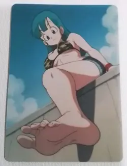 Dragon Ball Bulma Lewd Anime Doujin Waifu Double Sided Card AGC CCG - Image 1