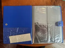 Vintage 1999 Pokemon Charmander Blue 4 Pocket 30 Page Trading Card Binder Rare - Image 2