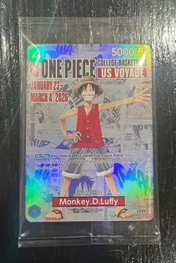 SEALED One Piece College Basketball US Voyage Tour Promo Card-IN HAND St. Johns - Image 1