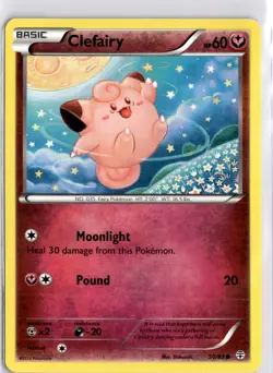 Pokemon TCG Clefairy XY Generations 50/83 Regular Trading Card TCG - Image 1