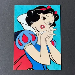'94 Disney Skybox Snow White and the Seven Dwarfs Trivia Card #74 SNOW WHITE - Image 1