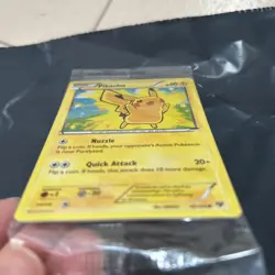 XY Base Set Pikachu cosmos Holo 42/146 - 2014 promo Pokemon Card - Sealed/New - Image 3