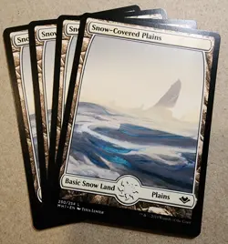 Snow-Covered Plains - X4 #250 - Modern Horizons 1 - Mtg - Image 1