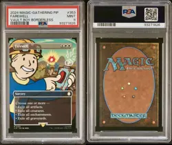 FAREWELL Vault Boy, 0353 (Borderless) - MTG: Fallout - PSA 9 - Image 2