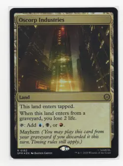 Oscorp Industries R Marvel's Spider-Man 182 NM - Image 1