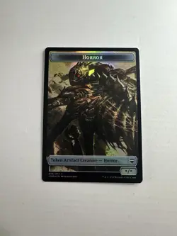 Horror The Monarch Double-Sided Token Commander Legends Foil Mtg Lightly Played - Image 1