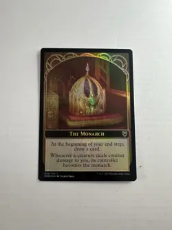 Horror The Monarch Double-Sided Token Commander Legends Foil Mtg Lightly Played - Image 2