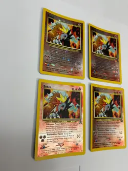 Pokemon Card - Entei #34 Black Star WOTC Movie Promo Reverse Holo Lot - Image 3