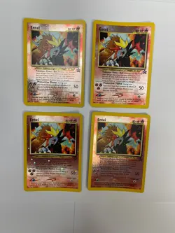 Pokemon Card - Entei #34 Black Star WOTC Movie Promo Reverse Holo Lot - Image 5
