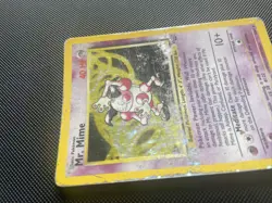 Pokemon TCG Mr. Mime Jungle 6/64 Holo Unlimited Holo Rare PLYED/DAMG - Image 4