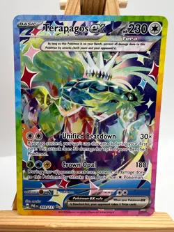 Pokemon Prismatic Evolutions - 169/131 Terapagos ex - SIR - NM/M - Image 1