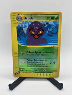 Arbok Pokemon TCG Expedition Set Rare Reverse Holo 35/165 - Image 1