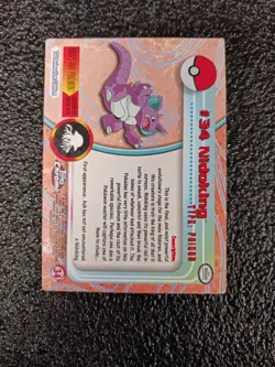 Pokemon Topps Chrome #34 Nidoking - Image 2