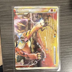 Pokemon Entei & Raikou Legend Holo 91/95 Unleashed Ultra Rare Beast TCG - Image 1