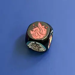 The Inferno V2 Burning Abyss Metal Dice Mana Moon Limited Edition Yugioh TCG X1 - Image 4