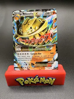 Mega Steelix EX 68/114 Steam Siege Ultra Rare Holo Pokemon Card NM/LP - Image 1