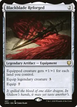 1 Blackblade Reforged - Commander Legends #457 LP Lightly Played MTG Magic - Image 1