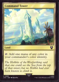 Command Tower - Lord of the Rings: Tales from Middle Earth - MTG Magic - LP - Image 1