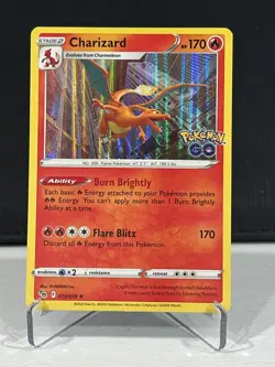 Charizard 010/078 Holo - Pokemon GO - Vintage Pokemon Singles - NM - Image 1