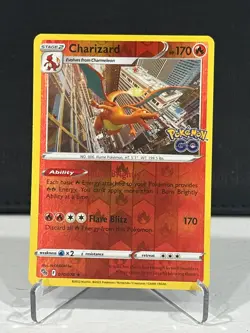 Charizard 010/078 Reverse Holo - Pokemon GO - Vintage Pokemon Singles- NM - Image 1