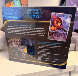 Sealed! Pokemon TCG Phantasmal Flames Pokemon Center Elite Trainer Box PKC ETB - Image 3